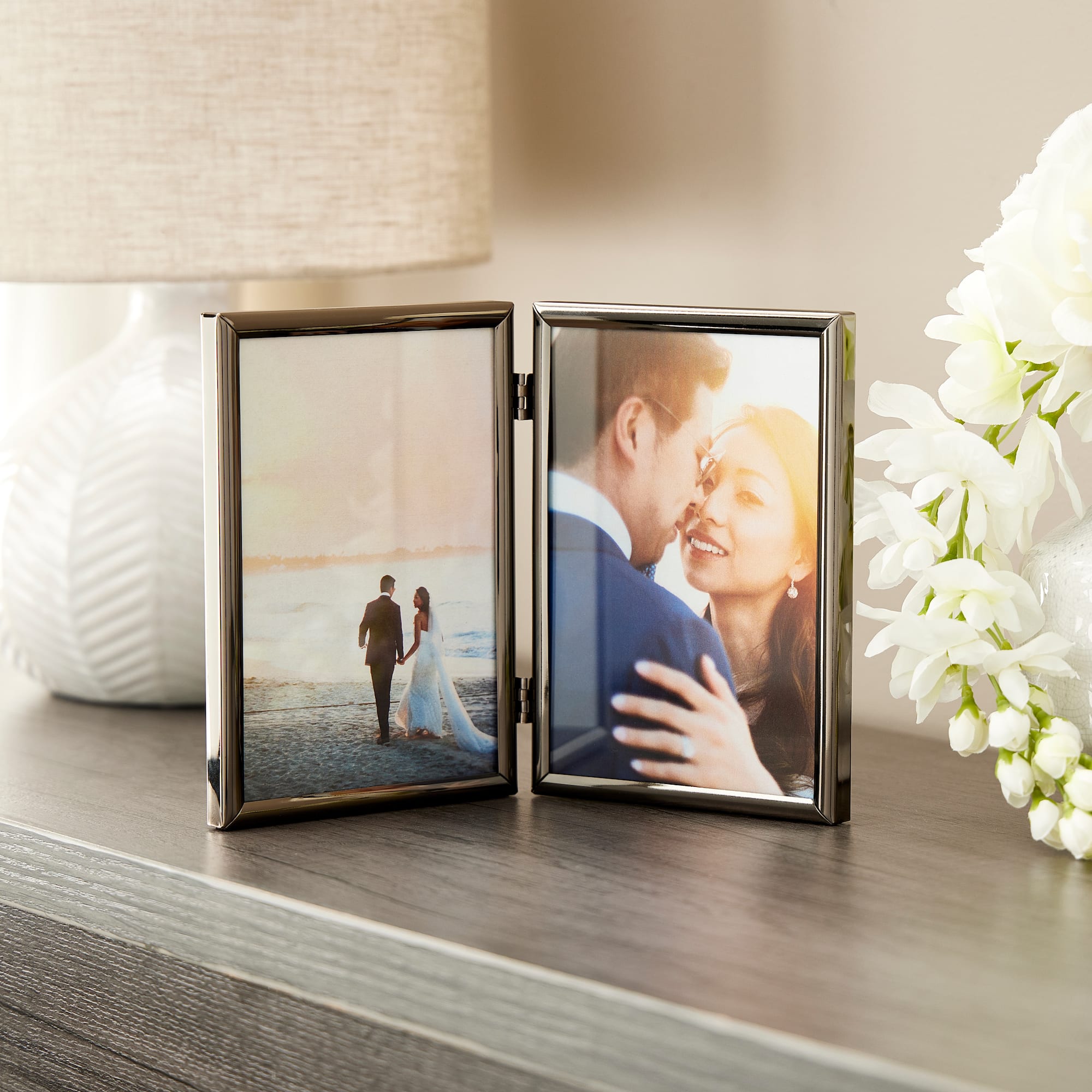 12 Pack: Black Hinged Metal Frame, 5" x 7", Simply Essentials™ By Studio Décor®